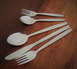 CUTLERY:  Knives, Forks, Dessert Spoons, Cake Forks, Serving Spoons and more.