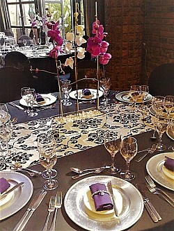 DECORATIVE ITEMS: Baseplates, napkin rings, mirror boxes, mirror bases, artificial orchid stems and more.