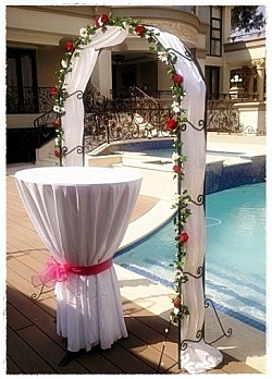 BRIDAL ARCH, RED CARPETS, FLOORS STANDS, TABLE STANDS and more.