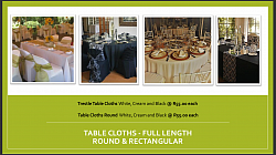 TABLE CLOTHS