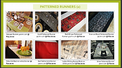 PATTERNED RUNNERS