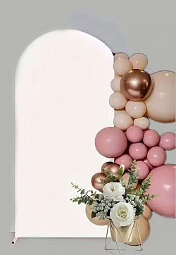 White Backdrop, Arches, Mats